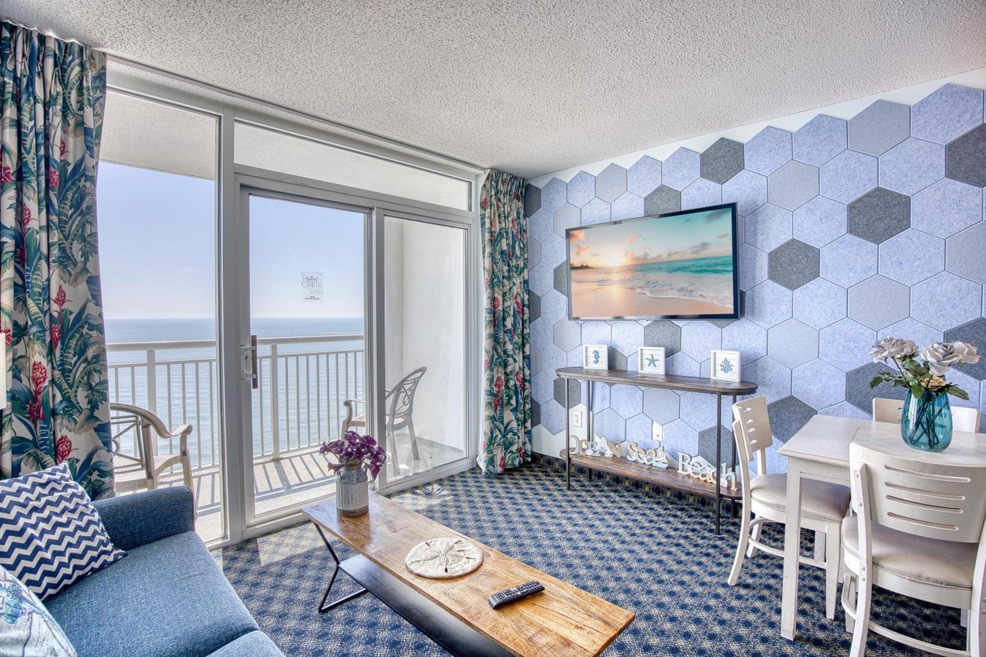 Oceanfront Beach Serenity Stay Myrtle Beach Exteriör bild